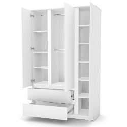 Dulap pentru camera copiilor Rian White 1270